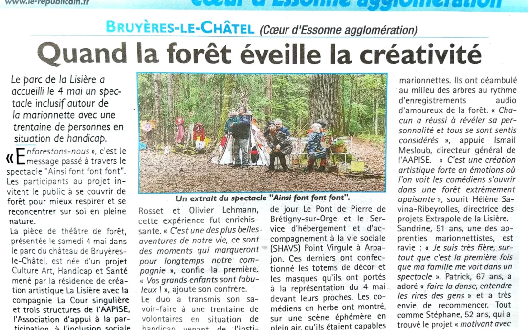 Quand la forêt éveille la créativité